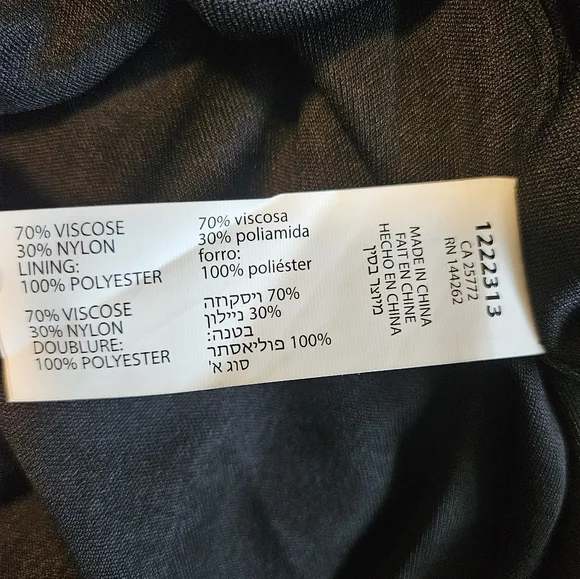 NWT Dex XS Velvet Burnout Dress, wrap style, midi length, with floral design - Picture 13 of 14